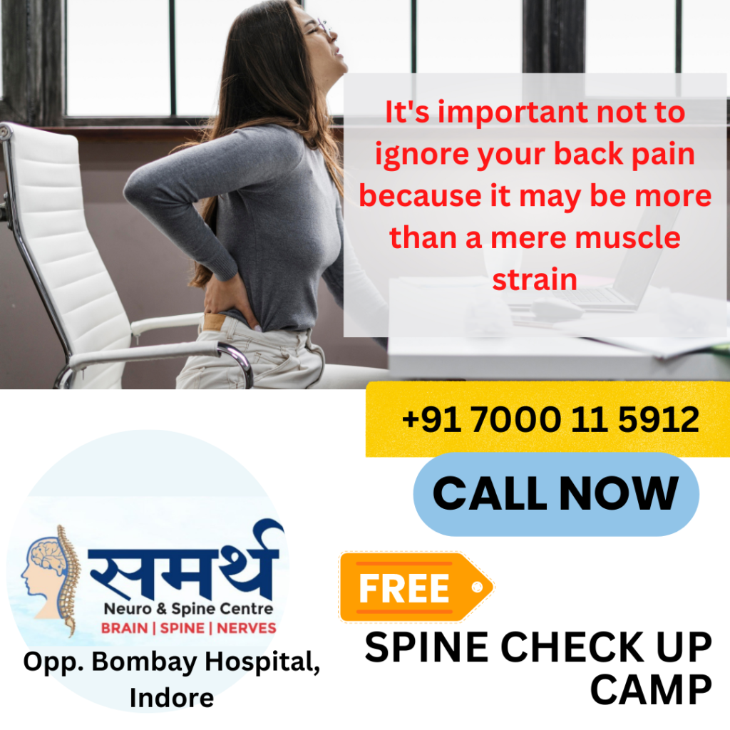 Spine Health Check Up Camp in Indore