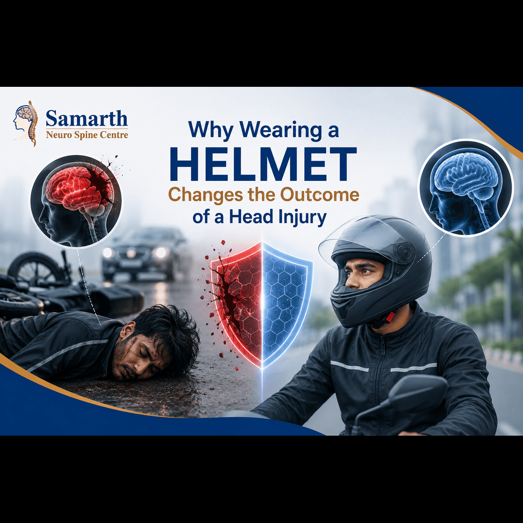 Why Wearing a Helmet Changes the Outcome of a Head Injury