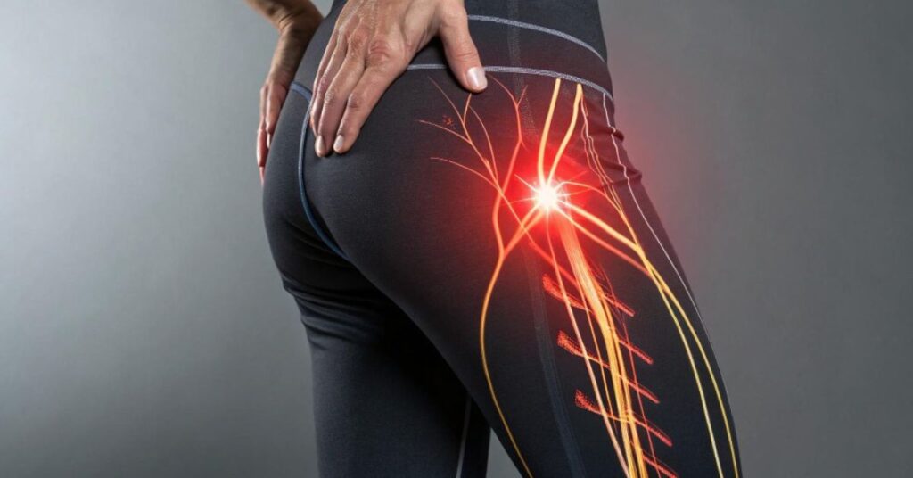 नस दबने से पैर तक झनझनाहट की समस्या के लिए neurologist in Indore (न्यूरोलॉजिस्ट इन इंदौर) से परामर्श लेते हुए व्यक्ति